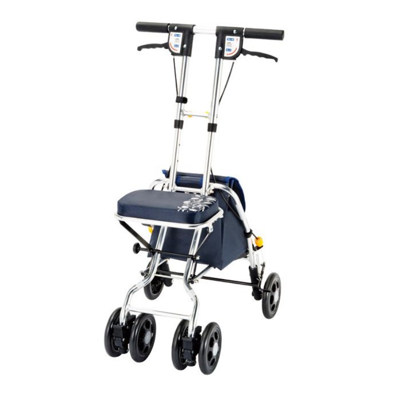 Folding Rollator Walker with S - đánh giá và giá Pull Cart Fold