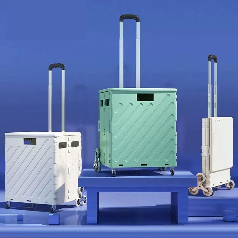 Lightweight Brushed Trolley Lu - đánh giá và giá Pull Cart Fold