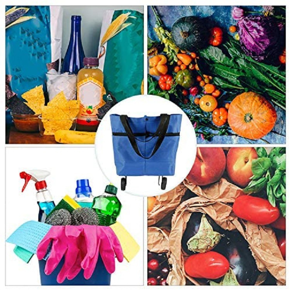 Nhỏ Kéo Xe Di Động Mua Sắm Thự - đánh giá và giá Pull Cart Fold