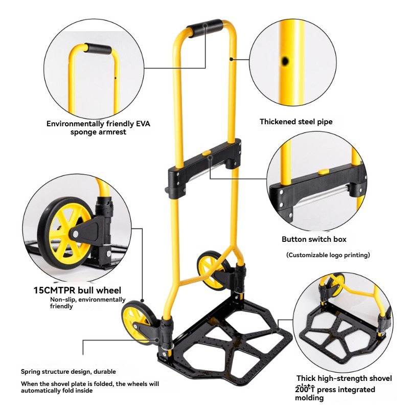 Folding Hand Truck Portable,Li - đánh giá và giá Pull Cart Fold