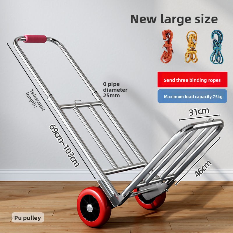 Hand-pulled Cart Folding Porta - đánh giá và giá Pull Cart Fold