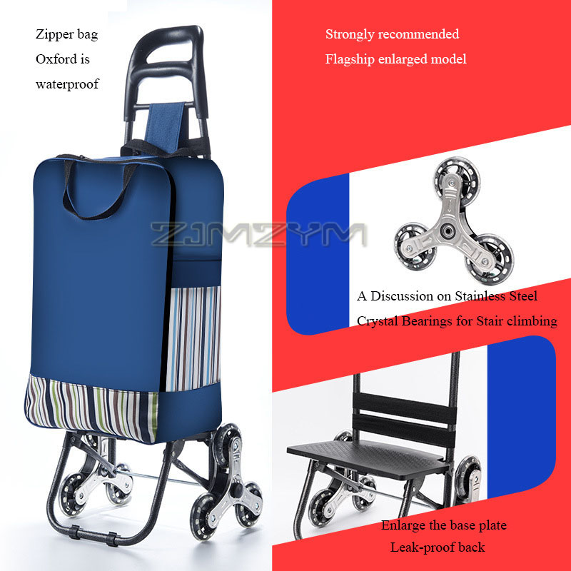 35L Large Capacity Hand-Pulled - đánh giá và giá Pull Cart Fold