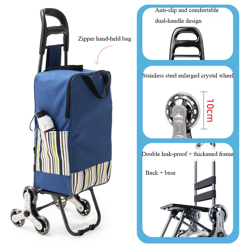 35L Large Capacity Hand-Pulled - đánh giá và giá Pull Cart Fold