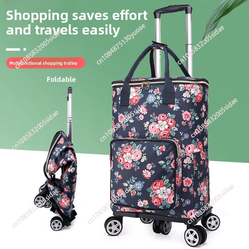 New Grocery Cart  Tin Foil Ins - đánh giá và giá Pull Cart Fold